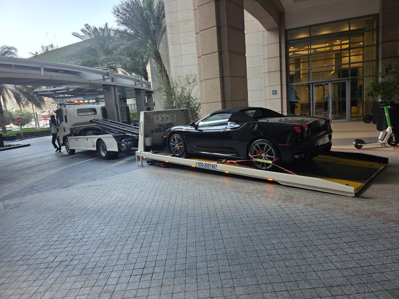 Car recovery Dubai — professional towing truck operations