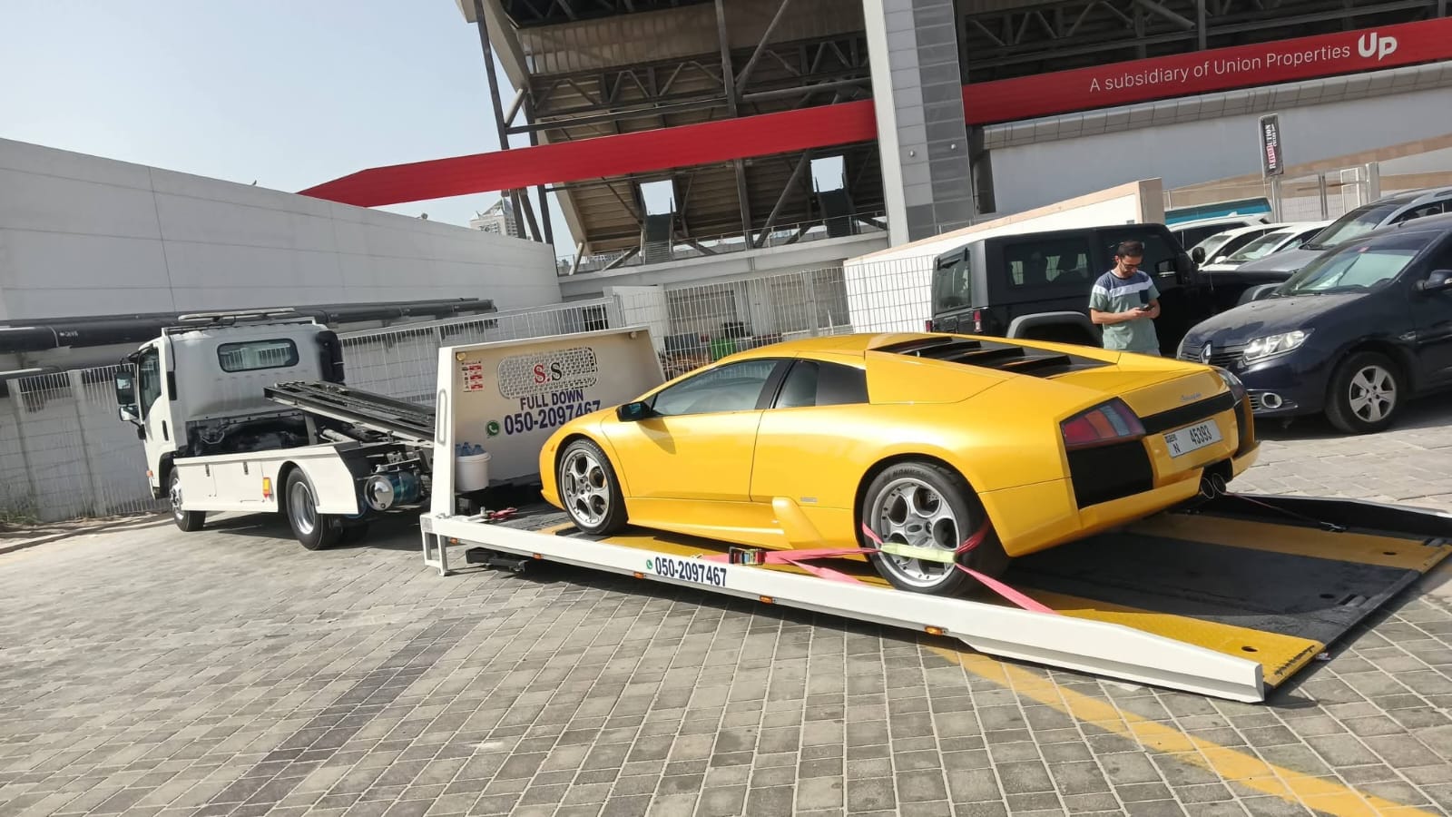 Sports car recovery Dubai — Lamborghini Murcielago